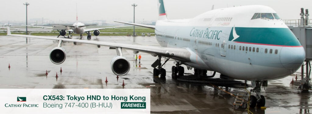 Flight Review: Cathay Pacific Boeing 747-400 Tokyo Haneda to Hong Kong