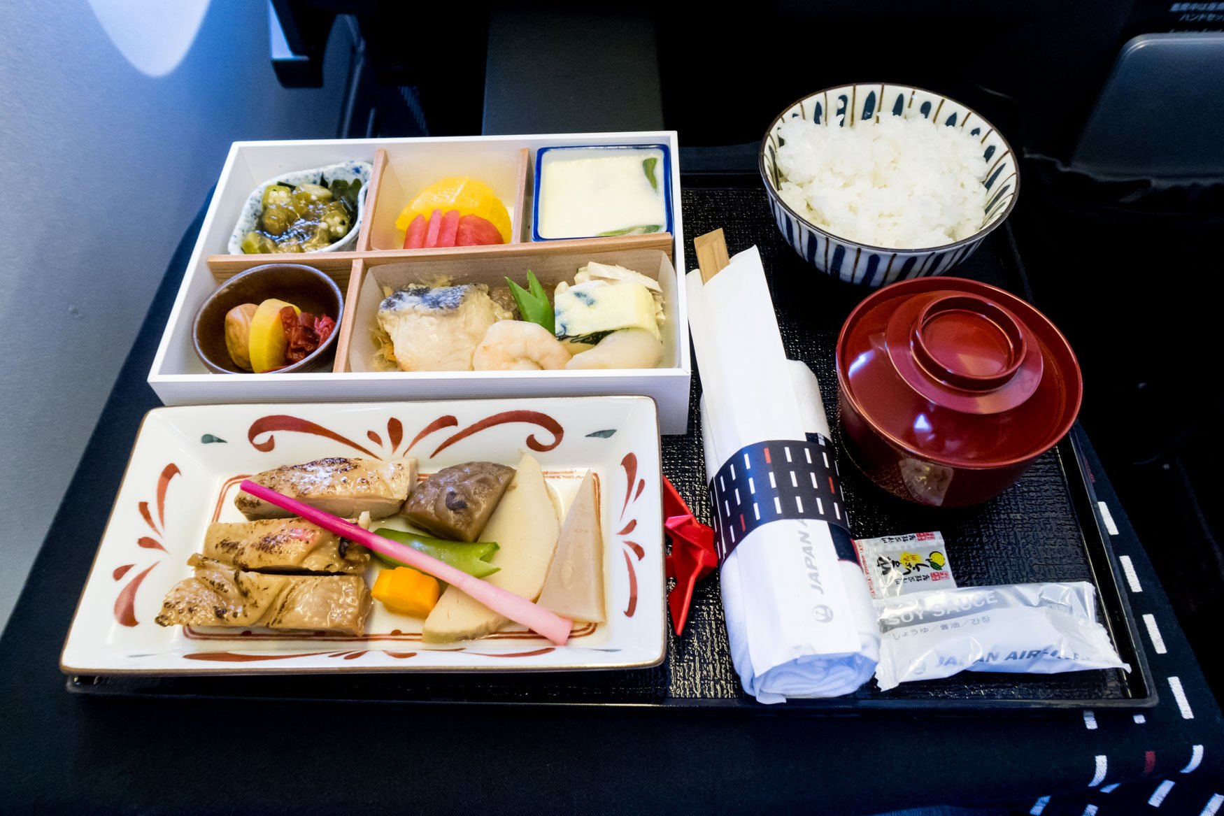 JAL Business Class 767-300ER Meal