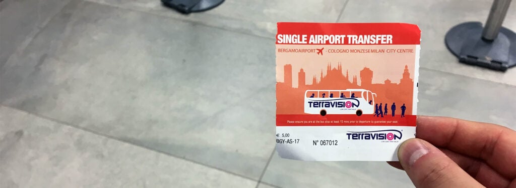 Avoid This Mistake to Spare Yourself from Having to Buy Two Tickets for the Same Terravision Airport Bus (Don't Forget to Print Your Tickets)