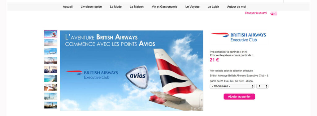A Guide to Buying Avios Miles for 1.14 Eurocent per Mile Through Vente-Privee