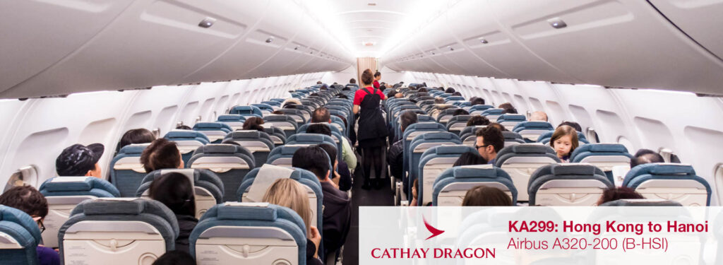Flight Review: Cathay Dragon A320 Economy Class from Hong Kong to Hanoi