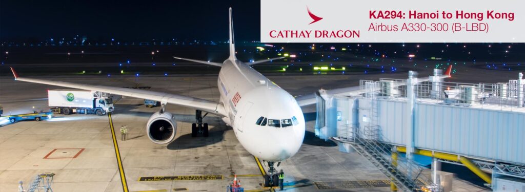 Flight Review: Cathay Dragon A330-300 Economy Class from Hanoi to Hong Kong