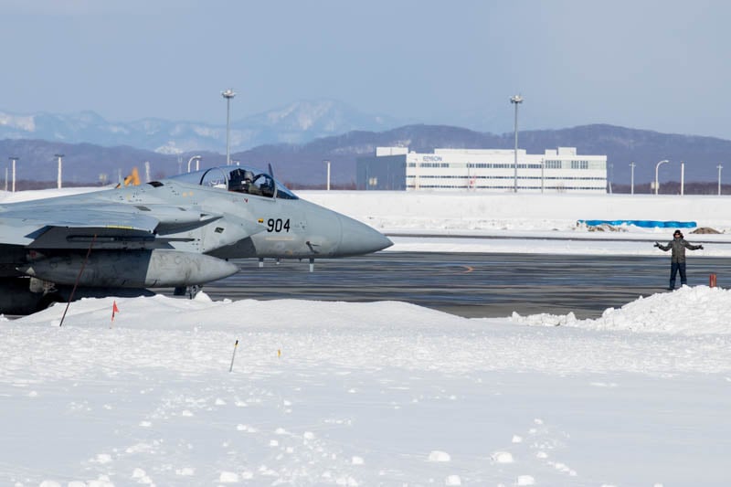 JASDF F-15 at Chitose Airbase