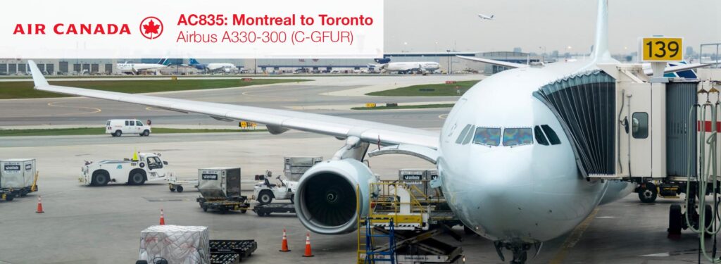 Flight Review: Air Canada A330-300 Economy Class from Montreal to Toronto Pearson