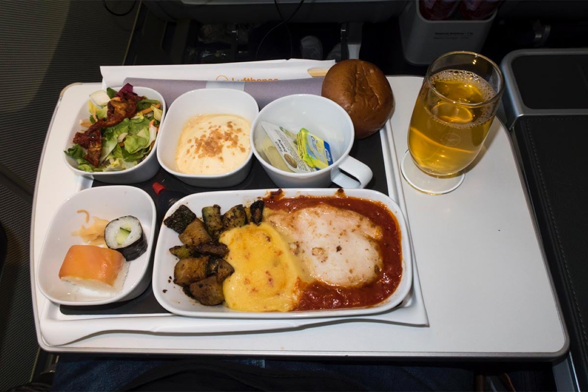 Premium Economy Class Meal