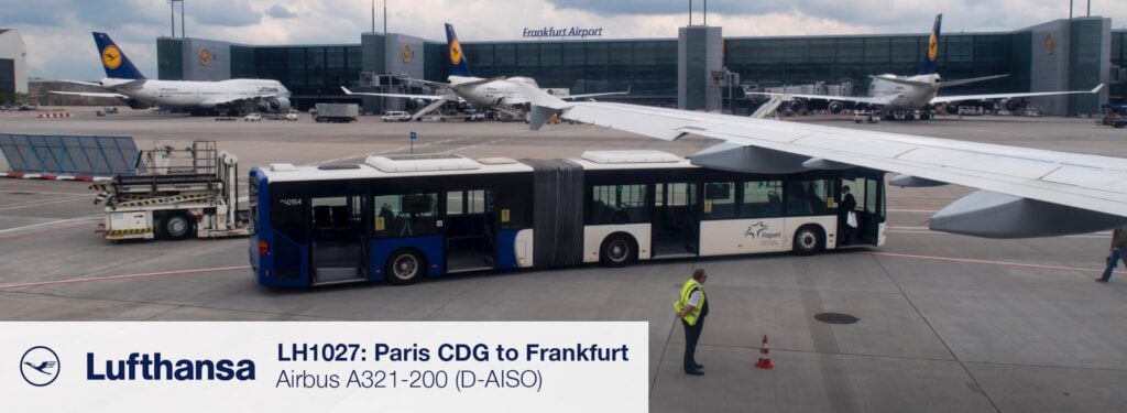 Flight Review: Lufthansa A321 Economy Class from Paris CDG to Frankfurt