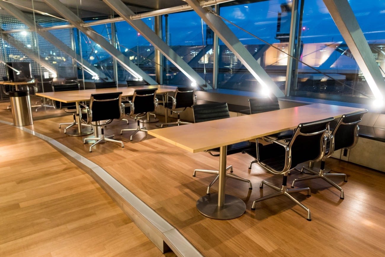 Basel EuroAirport Skyview Lounge Conference Tables