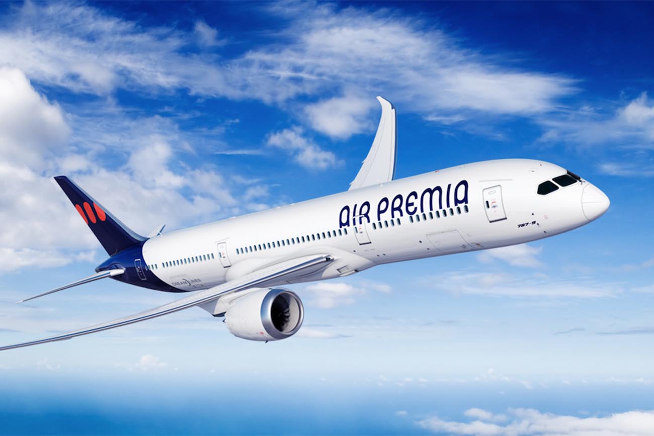 Korean Start-Up Air Premia Announces Plans to Buy Five 787-9s