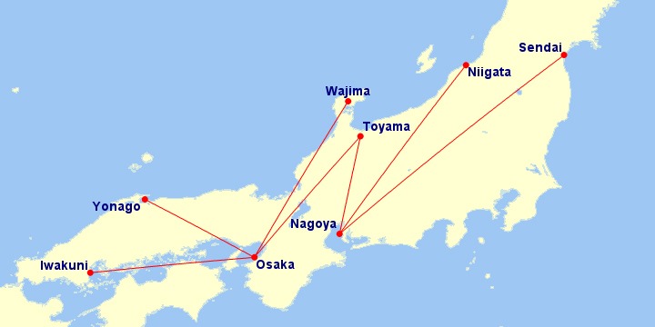 J.CAS Routes