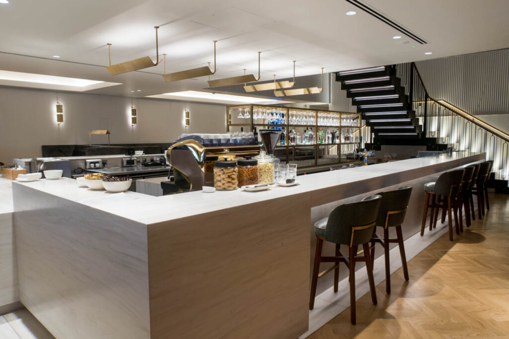 The Qantas London Lounge