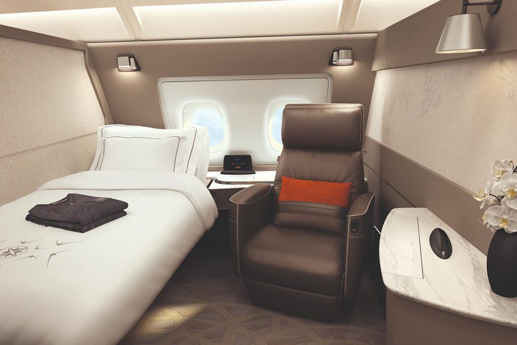 Singapore Airlines A380 First Class Suite