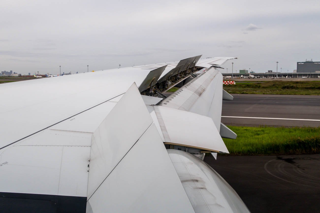 Landing at Tokyo Haneda