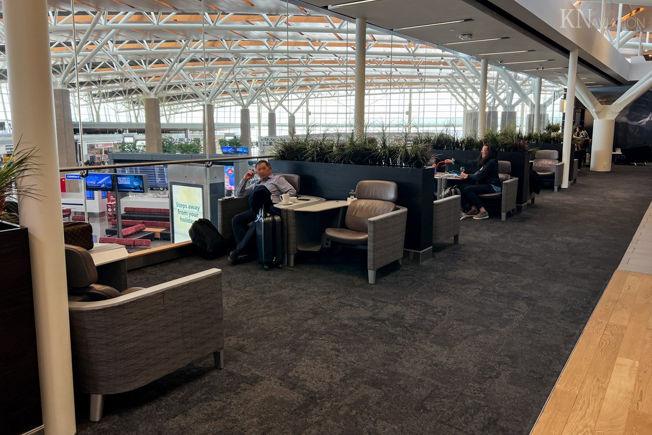 Aspire Lounge (International) Calgary Seating