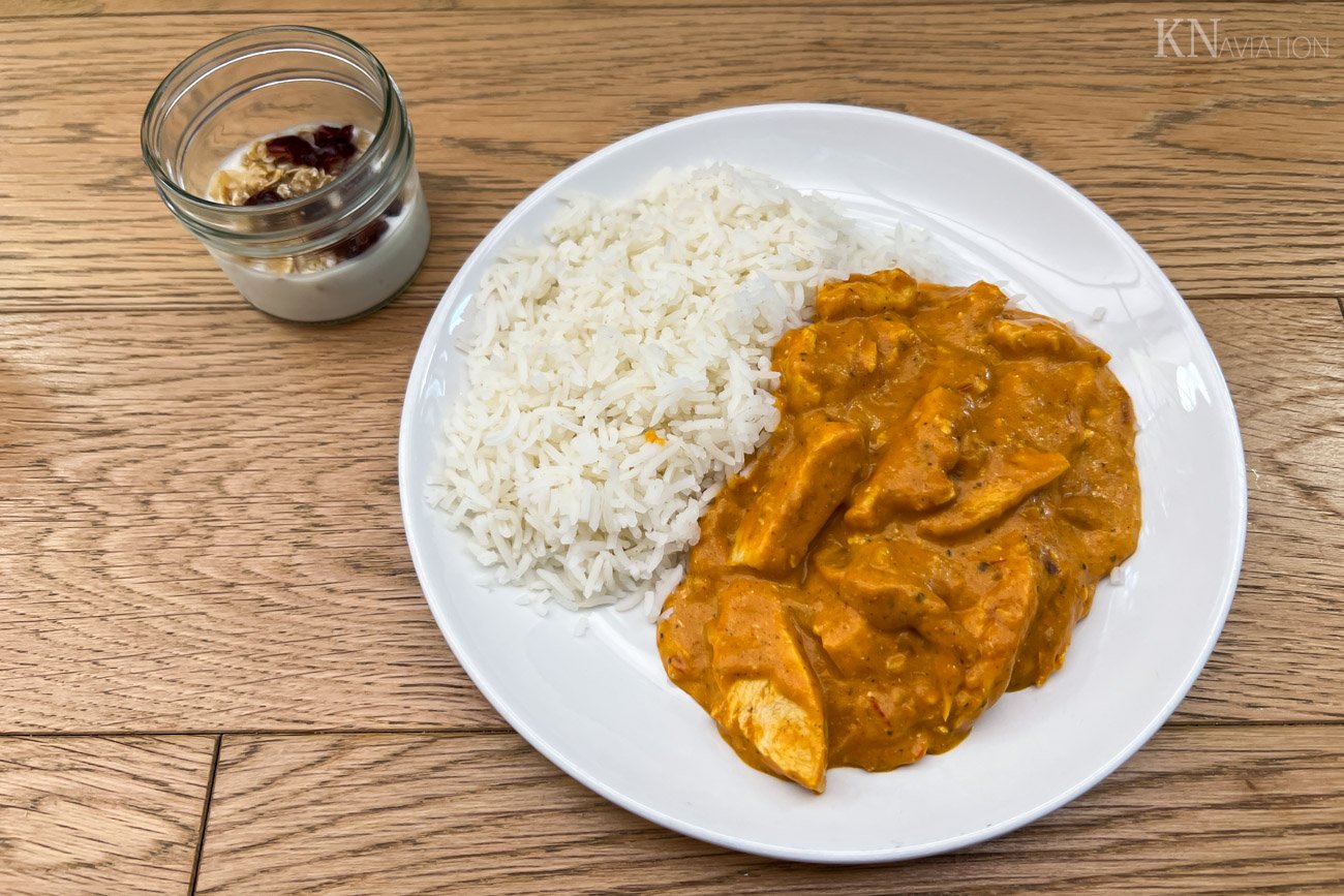 Aspire Lounge (International) Calgary Meal