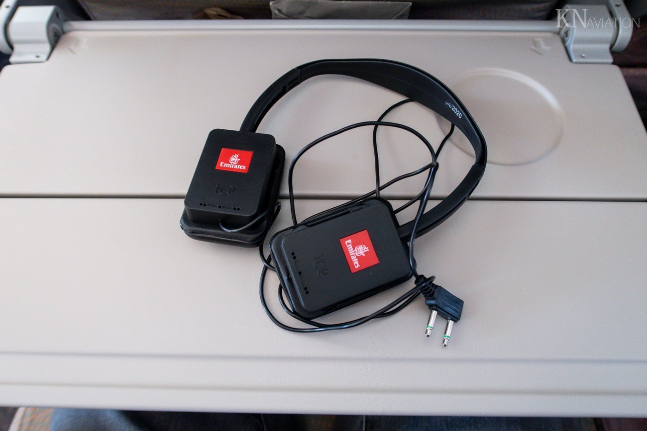Emirates A380 Economy Class Headphones