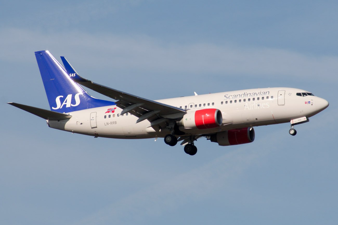 スカンジナビア航空 ボーイング737 退役記念タグ 1108/5500 スカンジナビア航空 ボーイング737 退役記念タグ 1108/5500