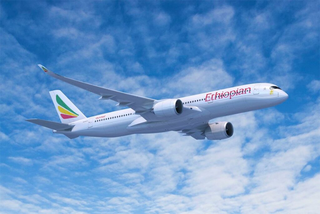 Ethiopian Airlines A350 Rendering