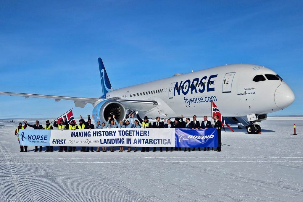 Norse 787 in Antarctica