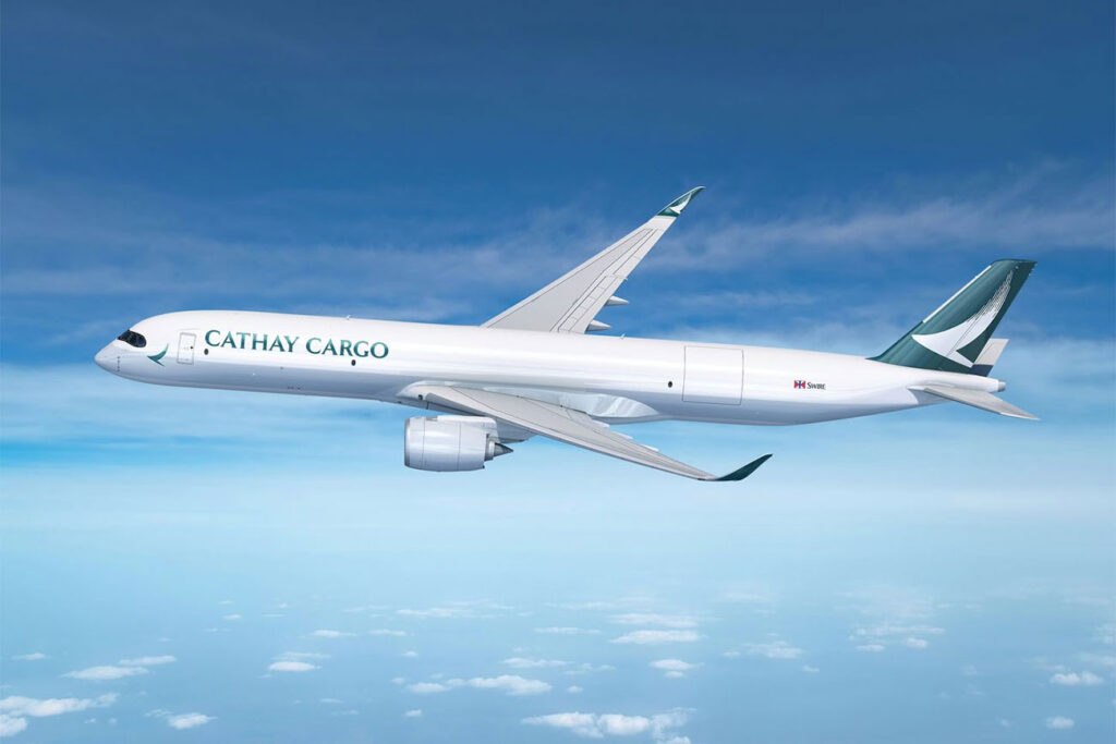 Cathay Pacific Cargo Airbus A350F Rendering