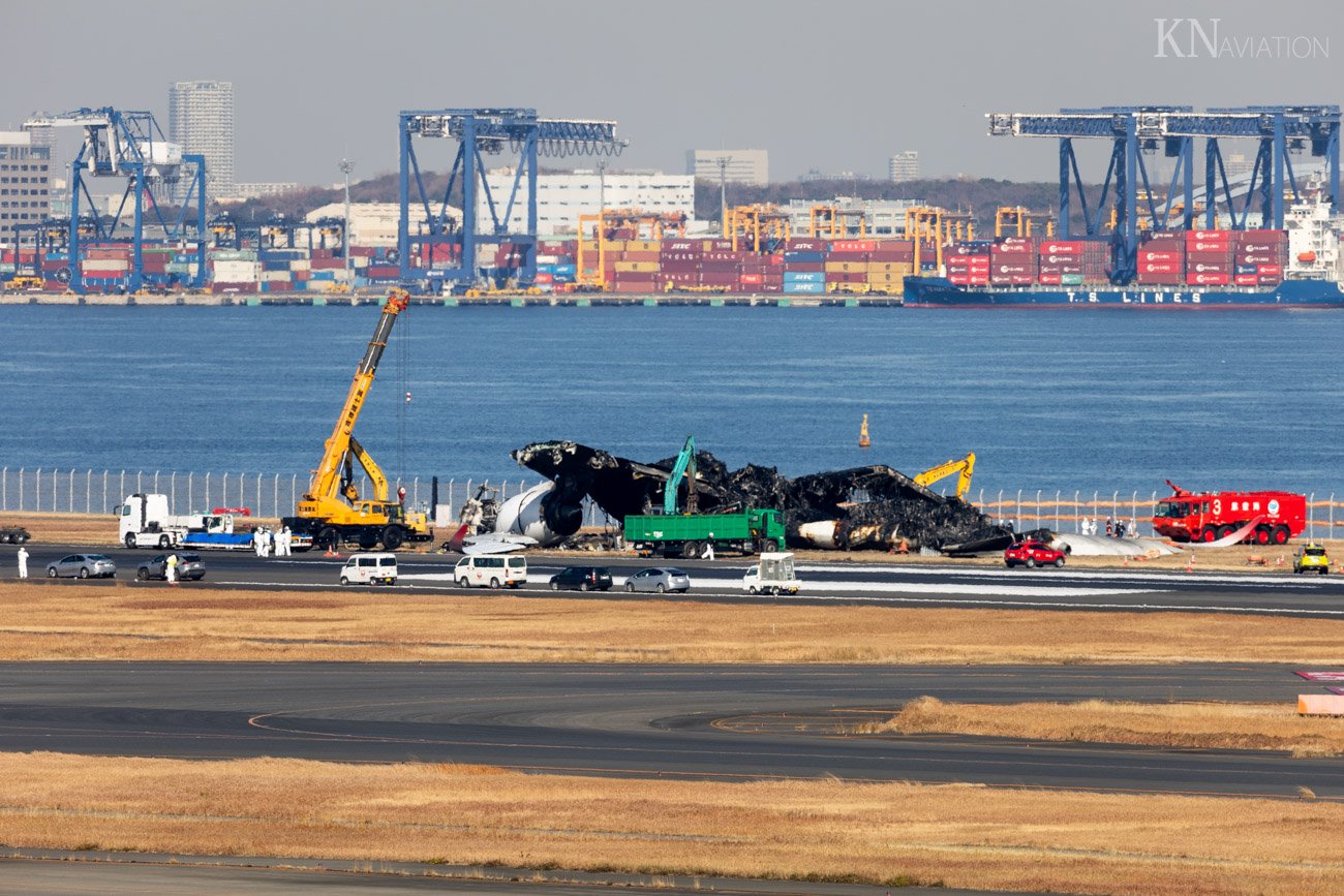JAL A350 Wreckage