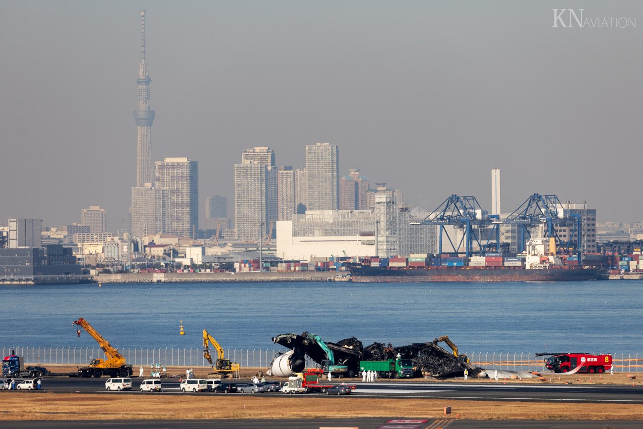 JAL A350 Wreckage