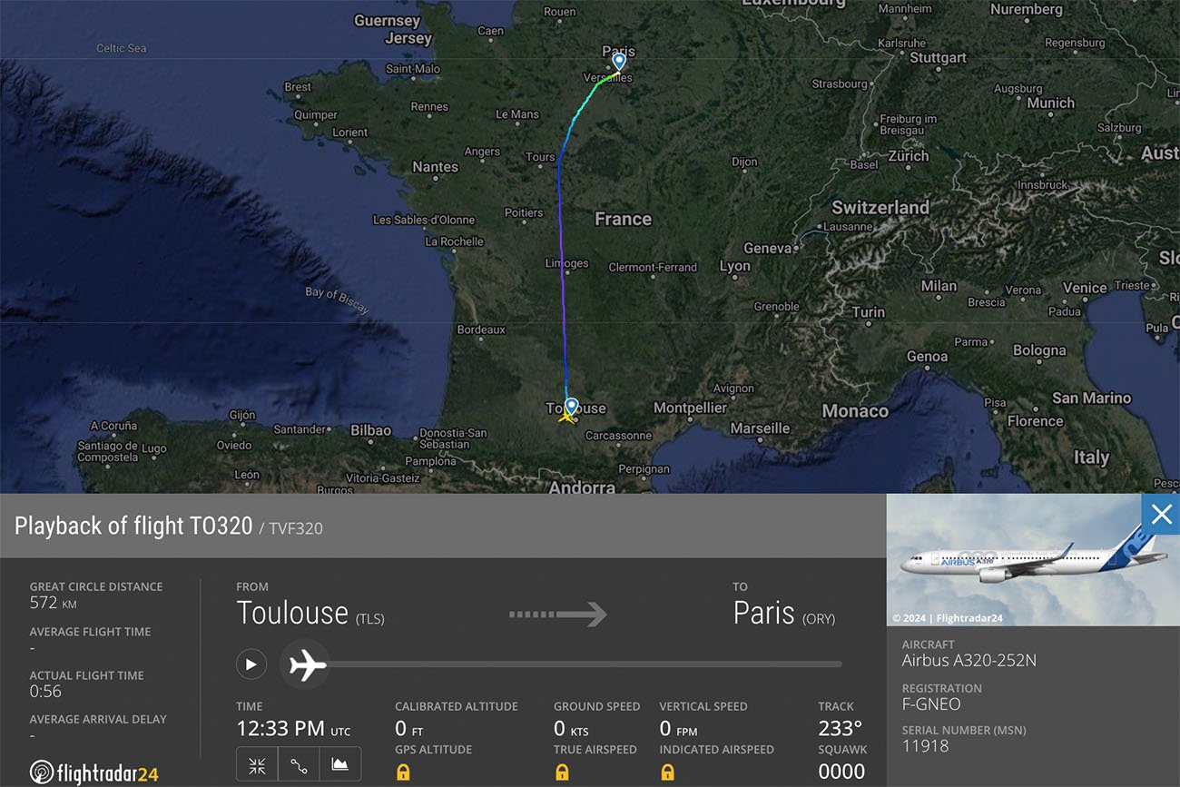 Transavia France First A320neo Delivery